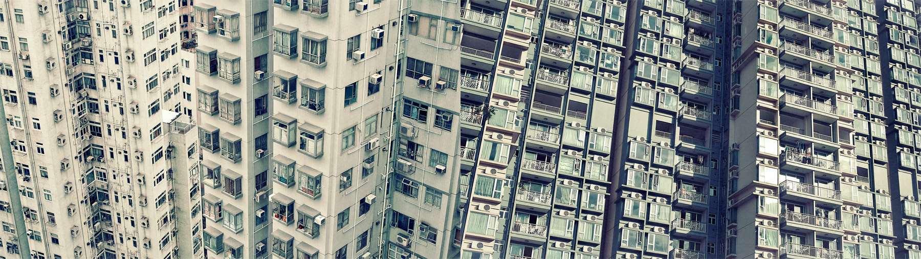 Good Boy Wolf Photographer, filmic landscape,  tall sky raise apartments in hong kong 